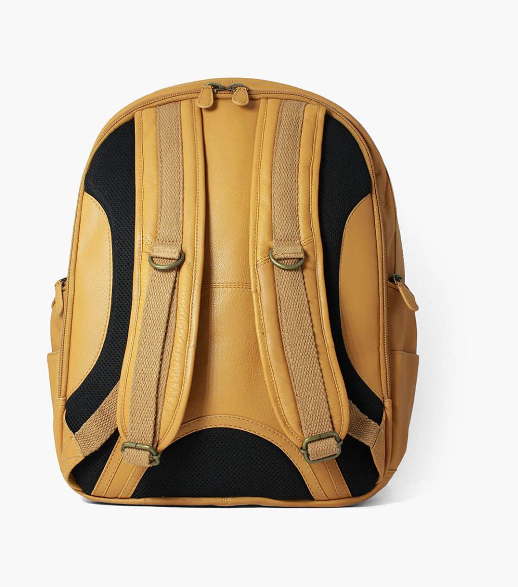 Baptiste Leather Backpack Tan | Men Florsheim Bags