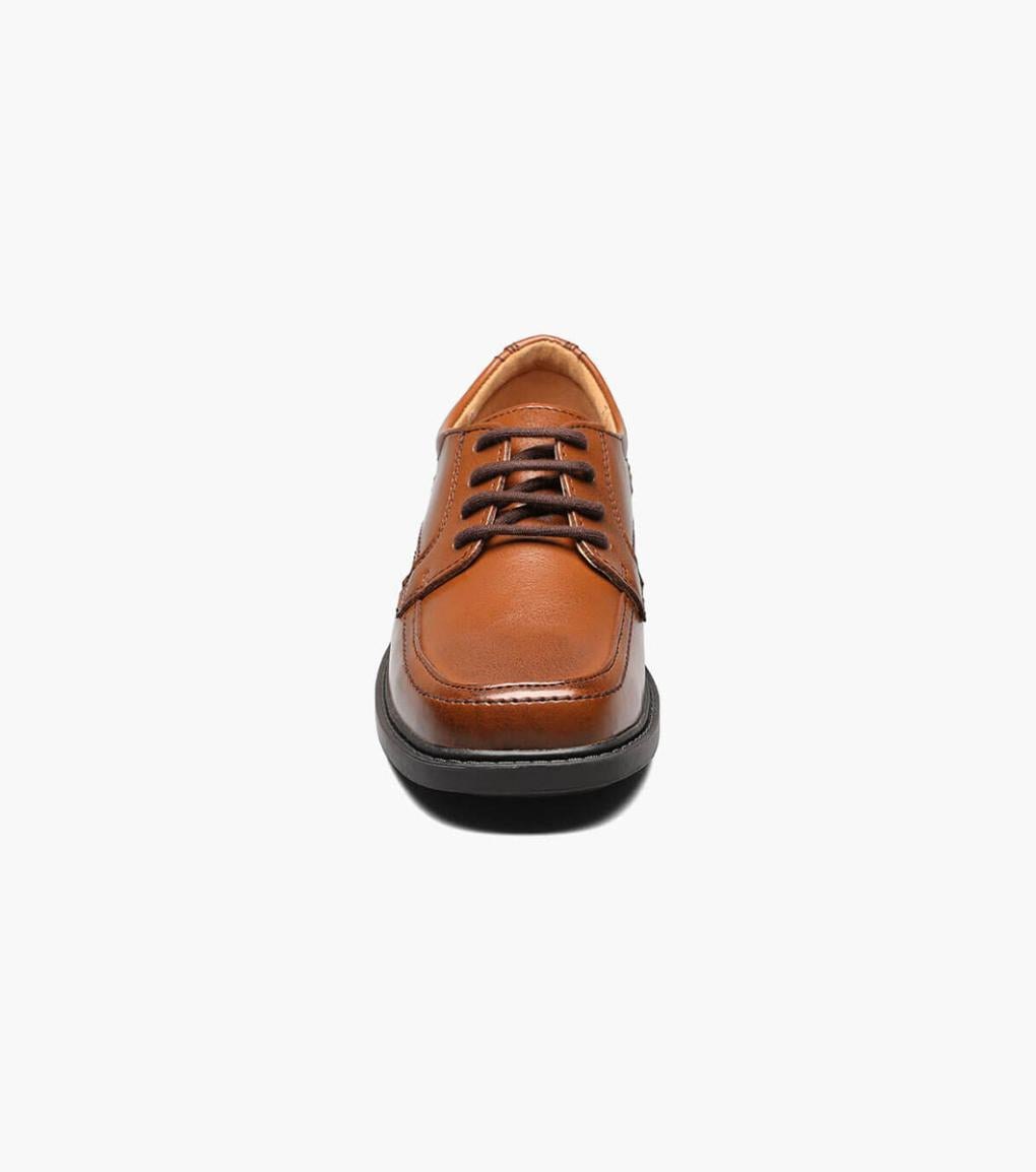 Billings Jr. II Boys Moc Toe Oxford Cognac | Kids Florsheim Dress Shoes